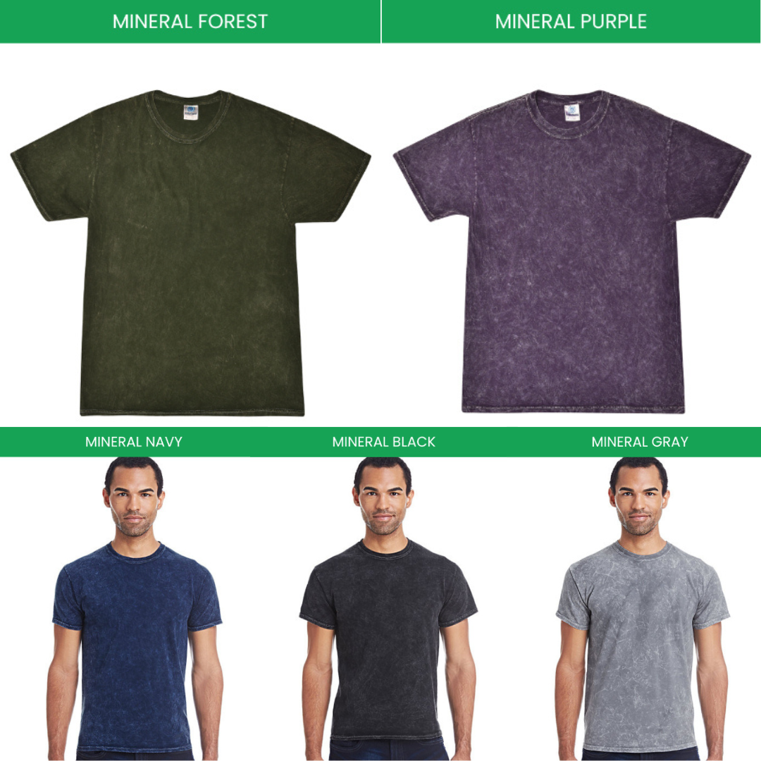 Mineral Wash T shirt Color Chart - Elden Ring Shop