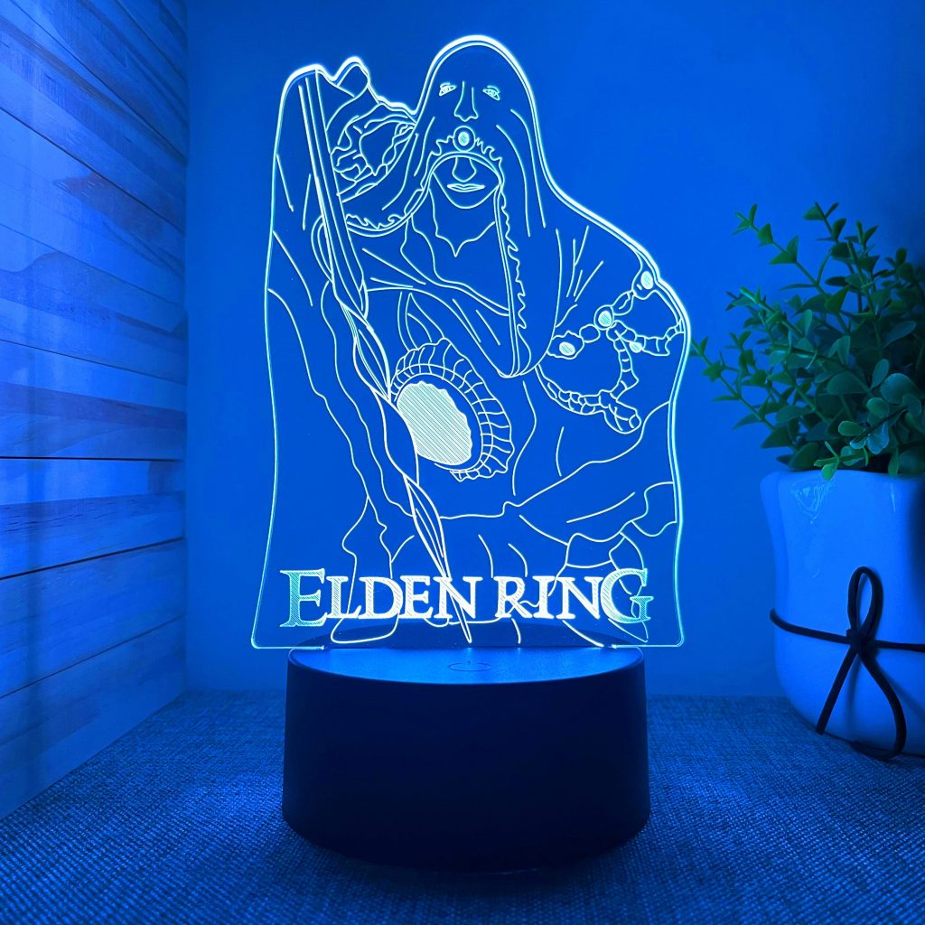 3D Night Light ELDEN RING USB Creative Gift Atmosphere Light Acrylic LED Touch Remote Control 7 4 - Elden Ring Shop