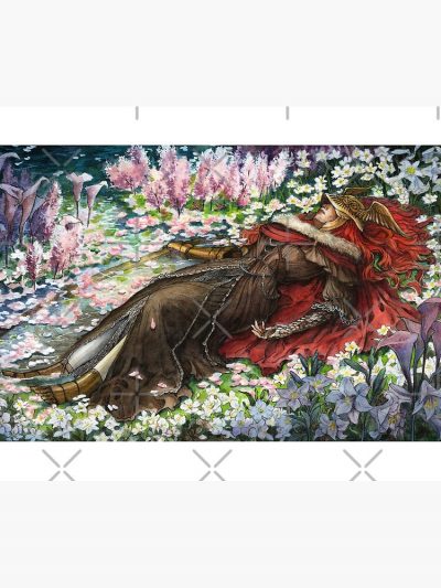 Malenia Blade Of Miquella Elden Ring Liuyuart Liuyu Art Tapestry Official Elden Ring Merch