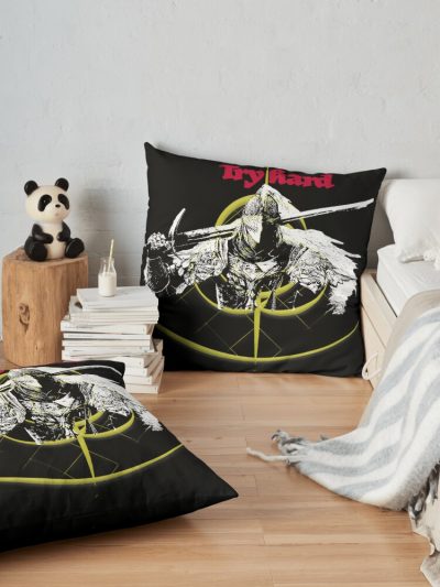 Try Hard - Eldenring Inspired Throw Pillow Official Elden Ring Merch