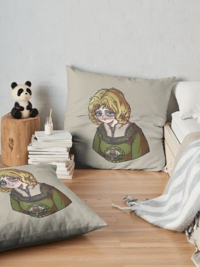 Rya Bust Throw Pillow Official Elden Ring Merch