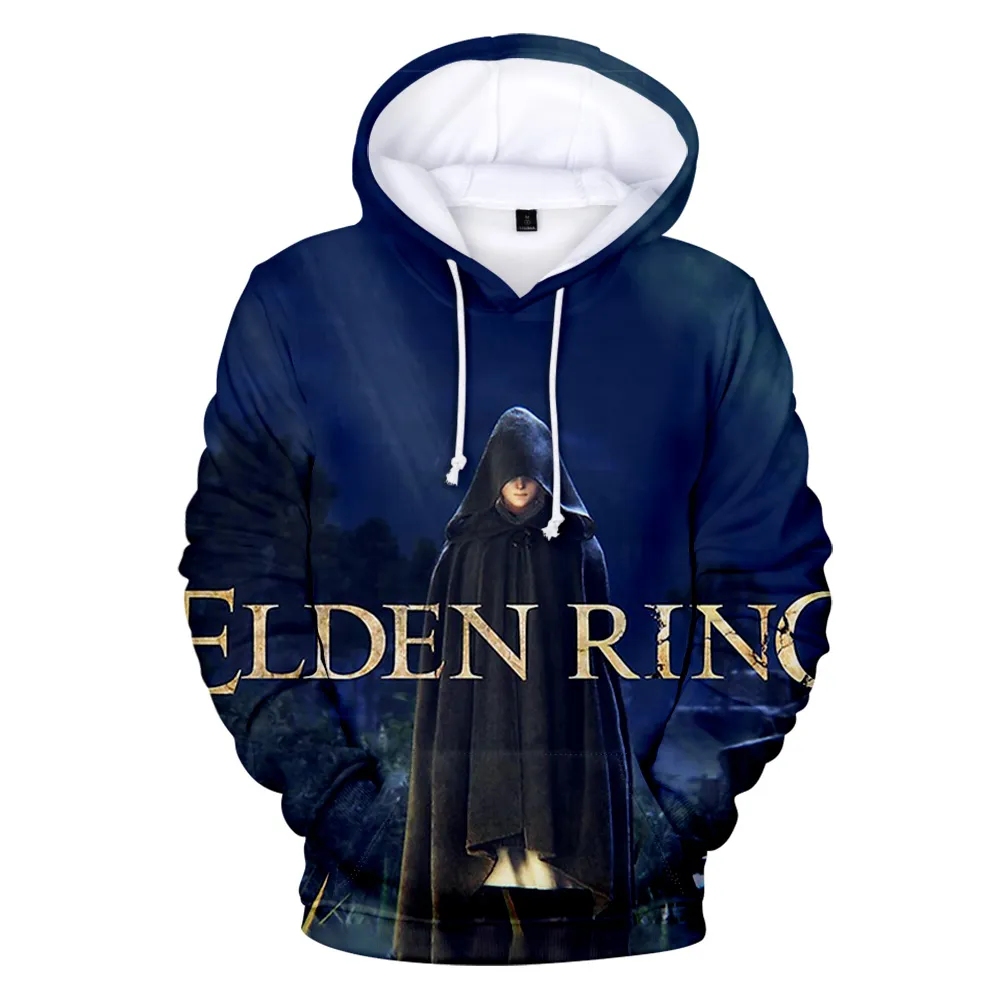 Elden Ring Hoodie 3D Long Sleeve Women Men Sweatshirt Harajuku Streetwear ARPG Game Streetwear Clothes Plus - Elden Ring Shop